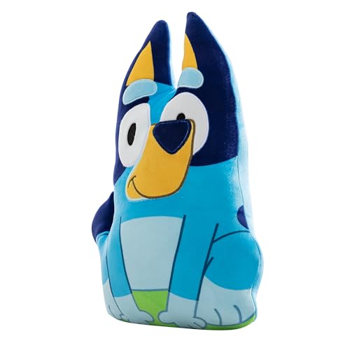 Image of Northwest Bluey Happy Bluey Cloud Pillow 12 inch - Plush Kids Stuffed Toy, Cartoon Character, Bedroom Decor, Gift for Girls & Boys