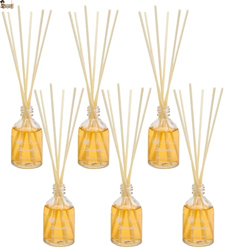 BricoLoco.com Citronela Repelente antimosquitos. Ambientador. Pack6x50 ml. Más cómodo y Seguro Que Velas. Ahuyentar Mosquitos Interior o Exterior. Protección Natural aceites Esenciales. Mikado. (6)