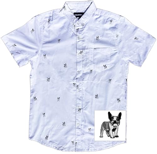 Molokai Fun Novelty Shirts (French Bulldogs, Large)