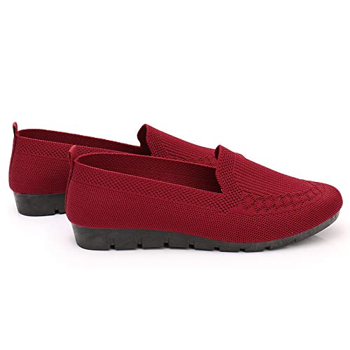 Slip On Shoes for Women Platform Comfortable Slip-On Flats Dressy Business Casual Fashion Outfit Loafer Shoes2