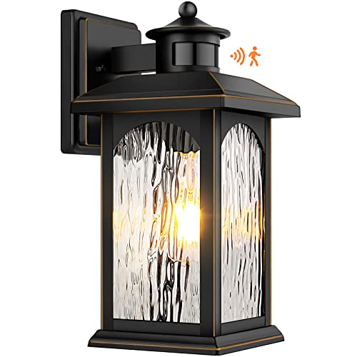 Motion Sensor Outdoor Wall Lights, Dusk to Dawn Outdoor Lighting, Motion Sensor Porch Light...