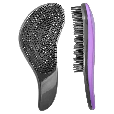 Pack of 1 Detangle Hair Brush, Detangling Brush -No Pain Hair Brush, Curly Hair Brush, Hair Brushes for Women, Men & Kids Cover
