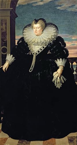 Affiche Marie de Médicis Pourbus toile déco pour masquer un mur vide grand format portrait 60x90