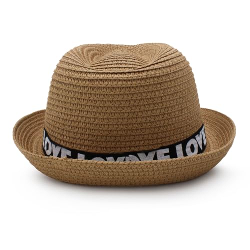 Image of VRITRAZ Baby Boy's and Girl's Kids Children Cute Printed Cartoon Gift Summer Fancy Dress Straw Fasion Hat Cap 1