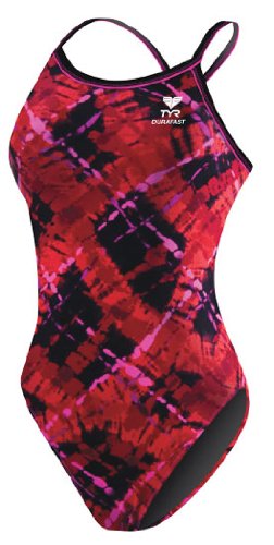 Maillot TYR Youth True Colours Diamondback idéal pour les séances de piscine des jeunes
