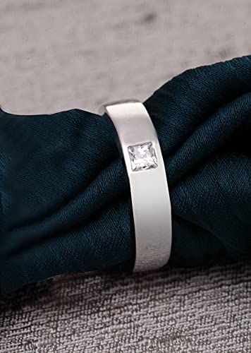 CLARA Pure Real 925 Sterling Silver Adjustable Ring Band | Valentine Gift for Women and Girls | Multiple Design Options (Image - 2)