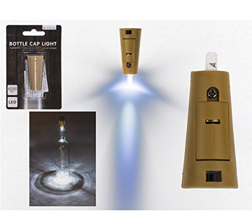 OutOfTheBlue 57/8801 Bouchon lumineux pour bouteille, Marron Cover