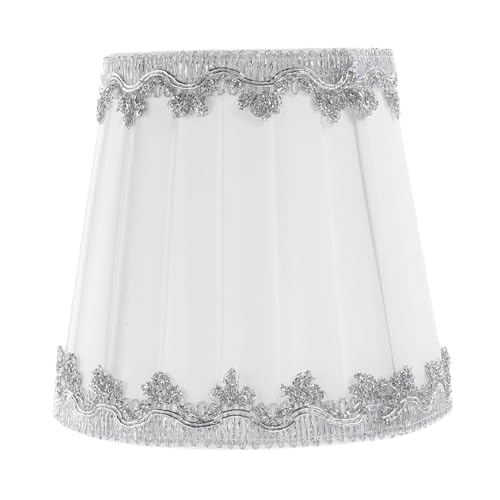 LOORGVEL 百折褶?布製ランプシェード 小型シャンデリア 壁掛け用ライトカバー 耐久性ある屋内用ランプカバー