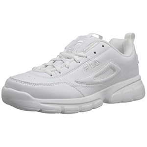 Fila Men’s Disruptor SE Training Shoe, Triple White, 11 M US