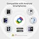 Android Smart Tag,Schlüsselfinder KeyFinder kompatibel mit Google Mein Gerät Finden APP (NUR Android), Bluetooth Key Finder für Koffer/Gepack/Taschen/Brieftasche(Android Smart Tag)