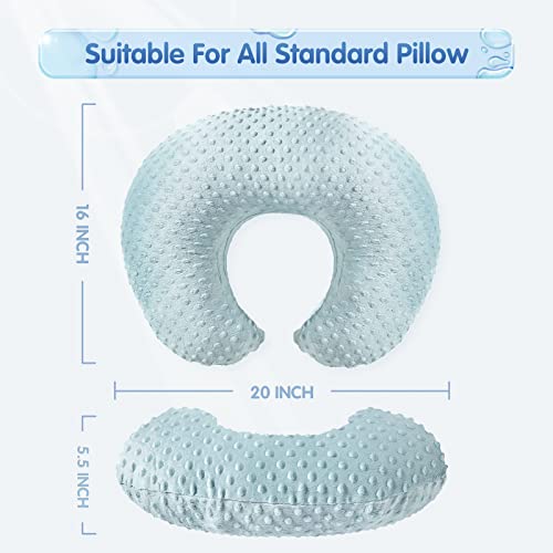 Witeasy Nursing Pillow And Positioner, Bottle Breast Feeding Pillows With Removable Cotton Blend Cover (Pantone-5215 U) #TOP1