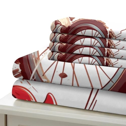 Housses de couettes 3D Le Coq en microfibre de qualité supérieure 135x200cm