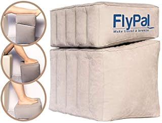 Flypal SP103 Travel Foot Rest, Combined: 17“ x 11" x 17", Grey