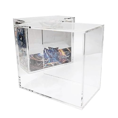 Caja de Almacenamiento Acrílica para Pokemon Booster Box: Protege Cajas Pokemon, Colecciona y Presume con Estilo! – Medidas de Pokemon Display de Cajas Pokemon de 36 Sobres, Super Resistente