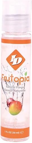 Vista 3 de ID Frutopia - Lubricante con sabor a pasión a fresa, frambuesa, sandía, cereza y mango, 1 onza (cereza)