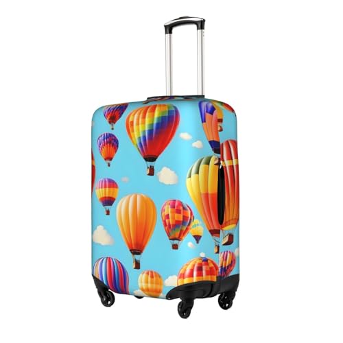 Hot Air Balloons Print Luggage Cover For Suitcases, Travel Case Protector, Simple & Convenient Installation2