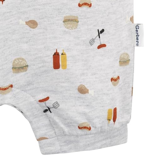 Image of Gerber Baby Short Sleeve Romper