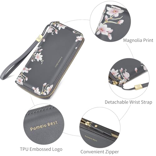 Image of Pomelo Best Wristlet Women Wallet Floral RFID Clutch Purse