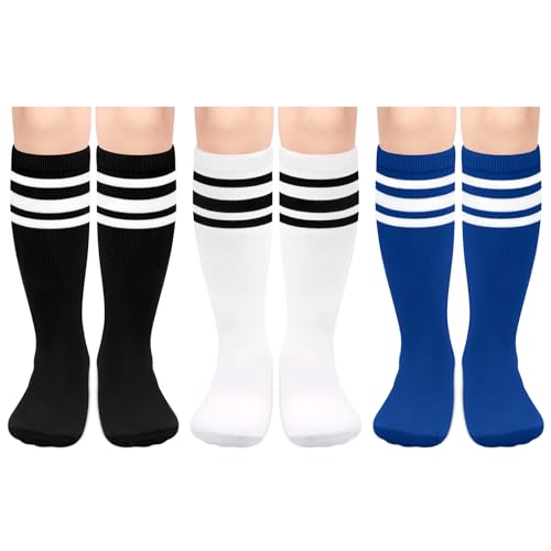 Image of Sarfel Toddler Soccer Socks Kids Soccer Socks Youth Soccer Socks Kids Baseball Socks Girls Softball Socks Boys Football Socks