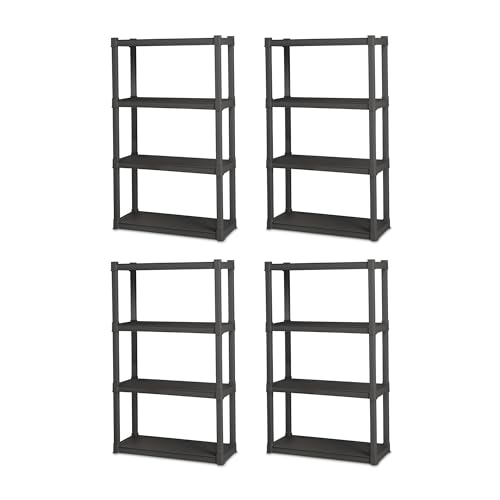 Sterilite 4-Shelf Heavy-Duty Standing Storage Unit