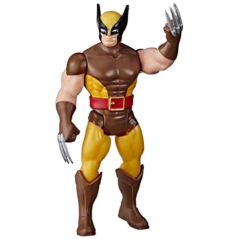 Hasbro Marvel Legends Series 9,5 cm große Retro 375 Collection Wolverine Action-Figur Cover