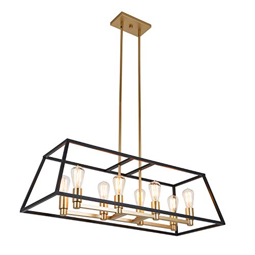 Artika CAR36-ON Chandelier, Gold and Black