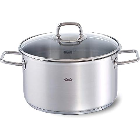Fissler Viseo / Edelstahl-Topf Kochtopf mit Glas-Deckel Cover