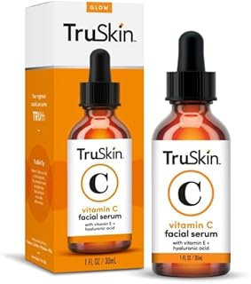 TruSkin Vitamin C Serum for Face – Anti Aging Face Serum with Vitamin C, Hyaluronic Acid, Vitamin E – Brightening Serum for Dark Spots, Even Skin Tone, Eye Area, Fine Lines & Wrinkles, 1 Fl Oz