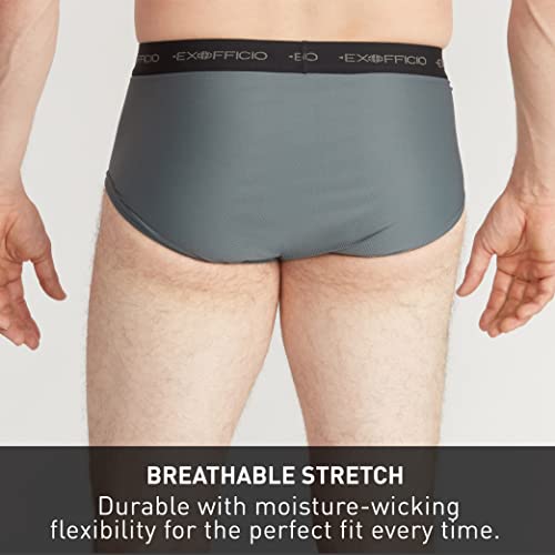 Exofficio Men's Give-N-Go Flyless Brief, Black, L #TOP18