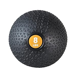 PRISP Weighted Medicine Slam Ball – Exercise Ball with Easy Grip Textured Surface