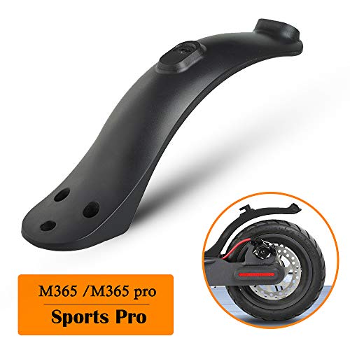 Accesorio de repuesto para guardabarros trasero, kit de guardabarros trasero soporte para guardabarros apto para Xiaomi M365/M365 Pro (versión deportiva sin soporte)