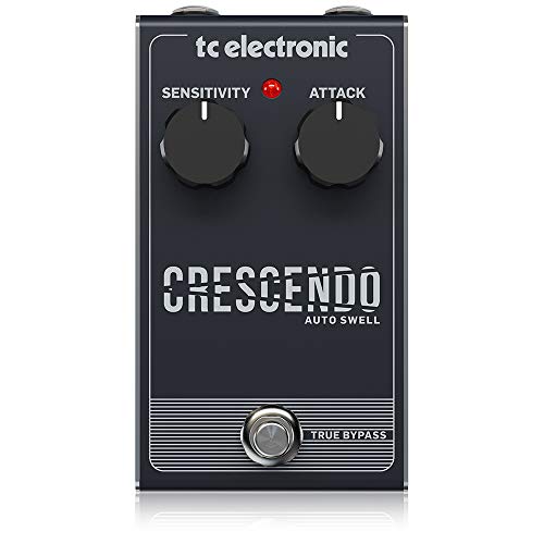 TC Electronic CRESCENDO AUTO SWELL Responsive Crescendo Pedal with 2-Knob Interface for Haunting Guitar Line Manipulation