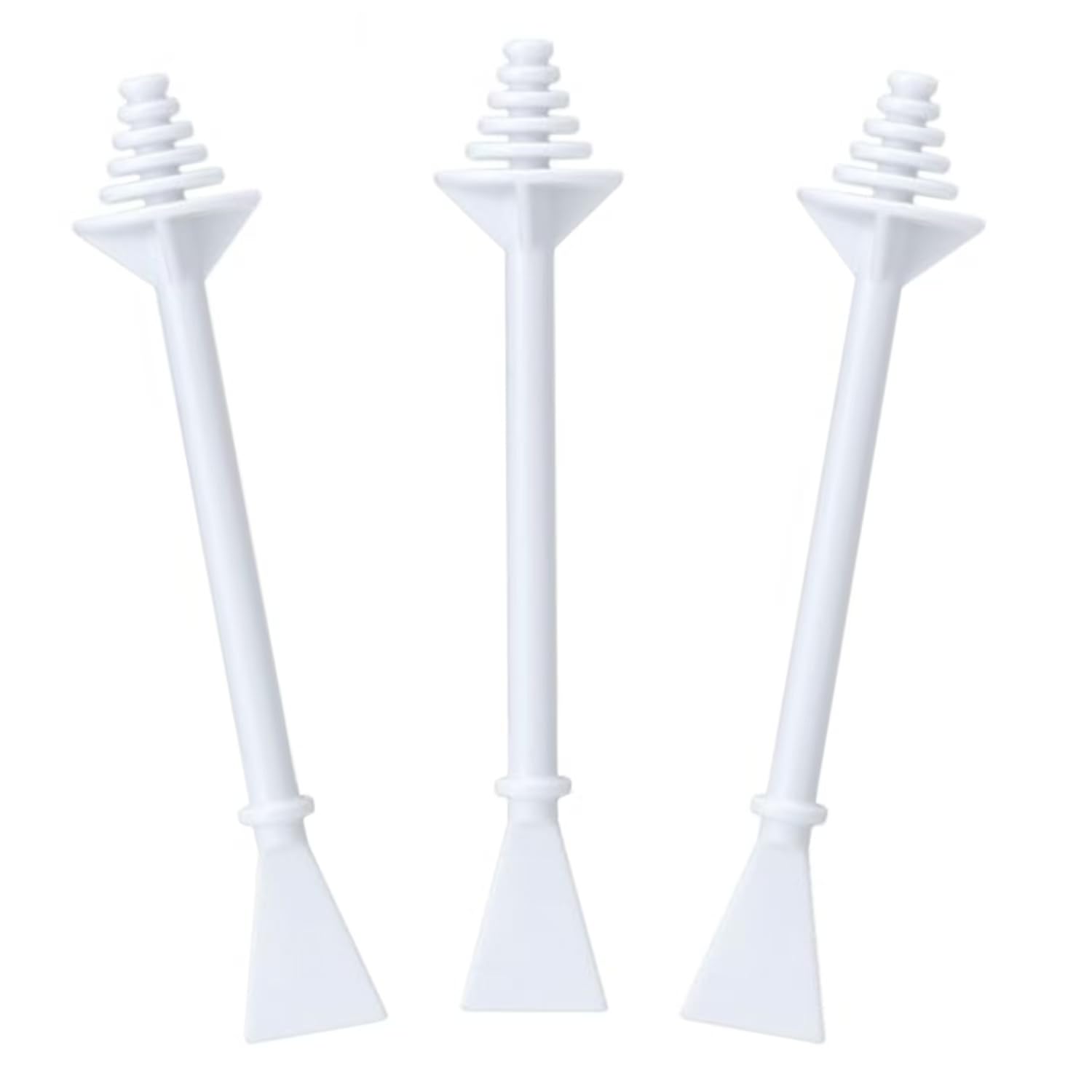 100 Pcs Nose Wax Sticks, Plastic Nose Hair Wax Applicator Stick with Disposable Spatulas for Men Women Eyebrows Ears Nose Hair Removal