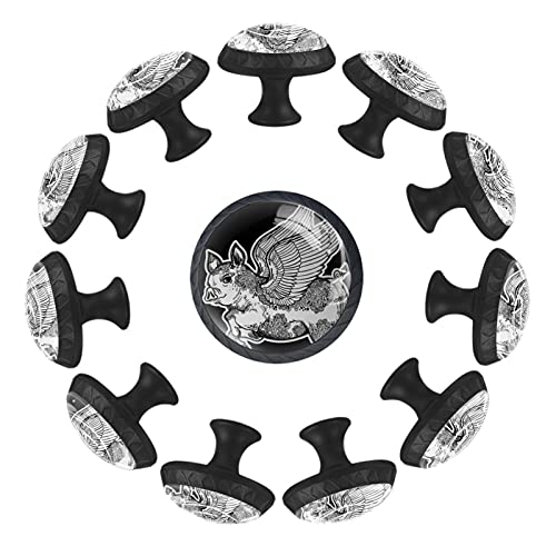 Boutons de tiroir cochon ailé 35mm pour rénover facilement une commode - 2