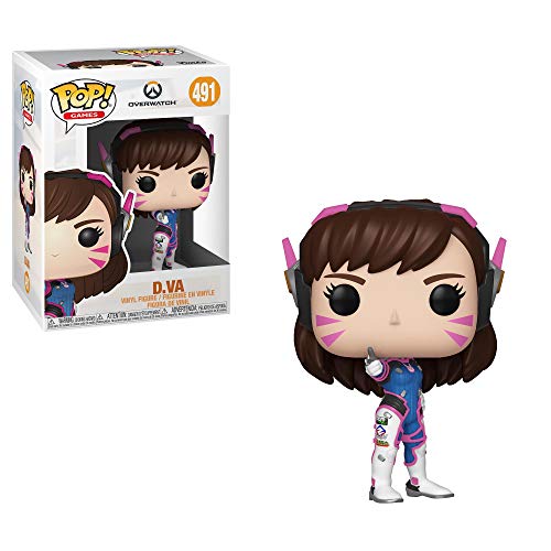 Funko POP! Games: Overwatch-D.Va Collectible Figure - Collectible Vinyl Figure - Gift Idea - Official Merchandise - for Kids & Adults - Video Games Fans - Model Figure for Collectors and Display