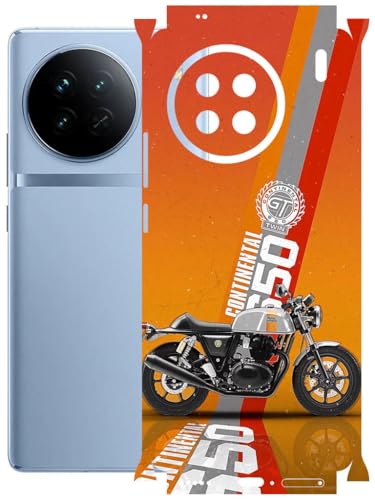 Image of AtOdds - Full Body Back Screen Guard Protector Film - Lamination Wrap Skin Sticker Compatible with VIVO X90 | Scratchproof Matte Finish (Bullet)