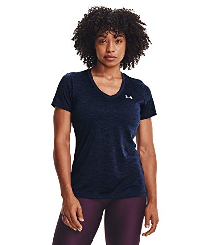 Image of Under Armour Womens Tech V-Neck Twist Short-Sleeve T-Shirt