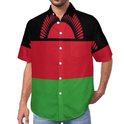 Chemise drapeau décontractée pour homme en coupe regular fit du S au 7XL