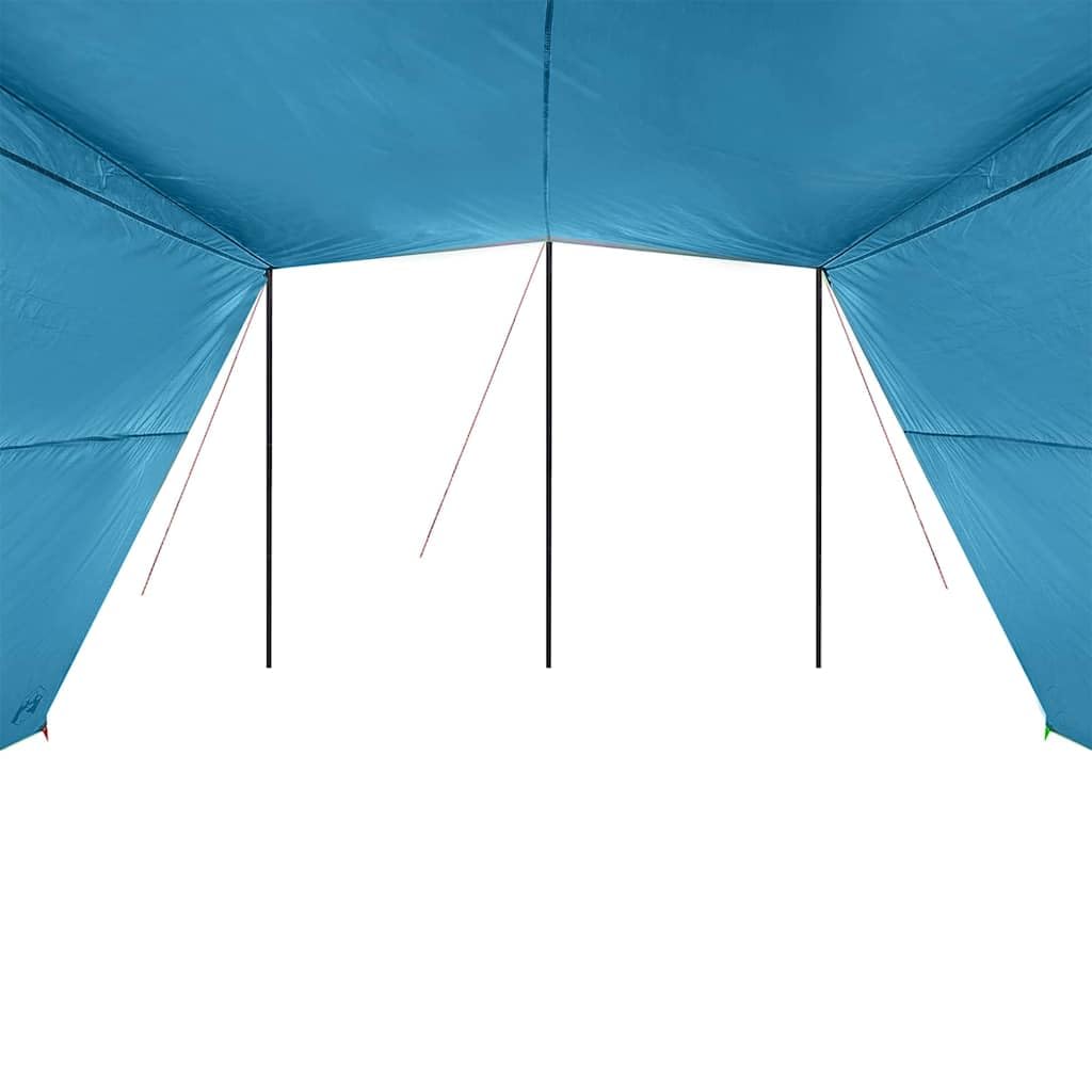 Wasserfester Tarp mit Dach aus Polyester und Fiberglas 250x240x, Campingzelt Zubehör für Outdoor, Trekking und Festival, vielseitiger Regenschutz und UV-Schutz für Wanderungen und