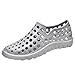 Zoccoli Uomo Scarpe sanitarie Tipo Zoccolo Confortevoli Scarpe Uomo Moda Unisex Scava Fuori Casual Coppia Sandali da Spiaggia Infradito (41 EU,Grigio)