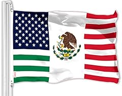 Mexico USA Friendship 3x5