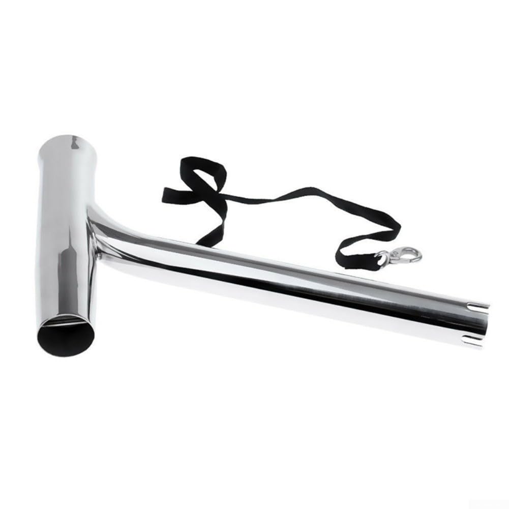 Supporto per canna da pesca in acciaio inossidabile 316 per barca marina yacht, hardware per ponte lucidato a specchio con rivestimento in PVC per pesca a traina