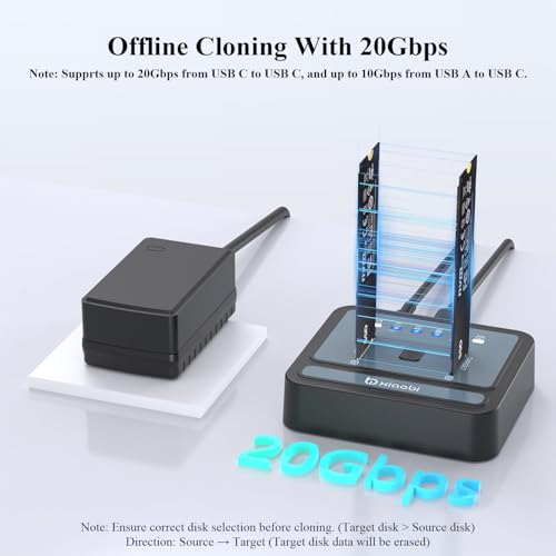 Carcasa M.2 NVMe SSD y Clonador M.2 NVMe/SATA miniatura 7