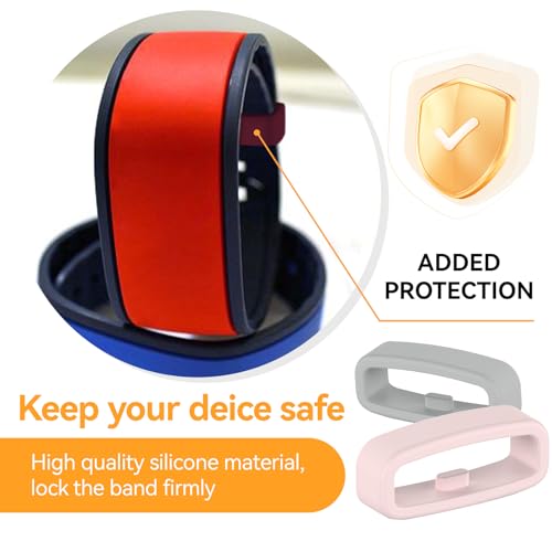 RuenTech Band Clips Compatible with Disney Magic Band+/2.0, Soft Silicone Wrist Loop Fastener Rings Security Holder Clips (Colorful-10pcs) - image 6