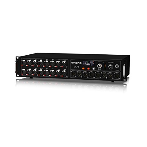 Midas DL16 Caja De Etapas Con 16 Entradas Y 8 Salidas Con 16 Preamplificadores De Micrófono Midas E Interfaces NET Y ADAT