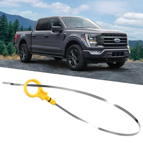 Image of BR3Z-6750-A Oil Dipstick Indicator, Compatible with Ford F150 Mustang 2011-2014 Engine Oil Fluid Level Dip Stick Replace 918-606