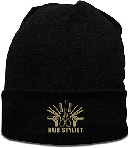 Preisvergleich Produktbild NR Las Vegas Flamingos Unisex Uhr Hüte Cute Beanie Cap Winter Black