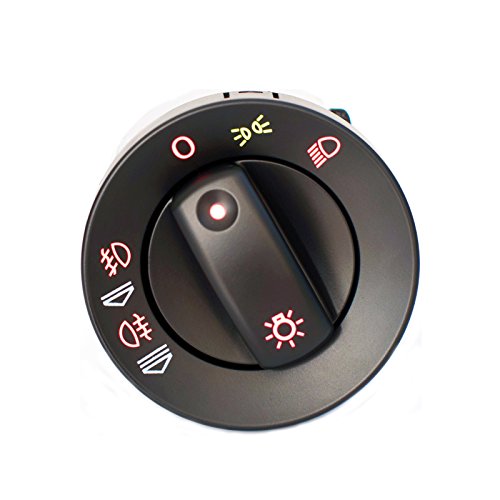 Baytter Lichtschalter Scheinwerferschalter NSW Nebelscheinwerfer Scheinwerfer für Audi A4 Avant A4 Cabriolet 8E0941531A 8E0941531 (Ohne FIS)