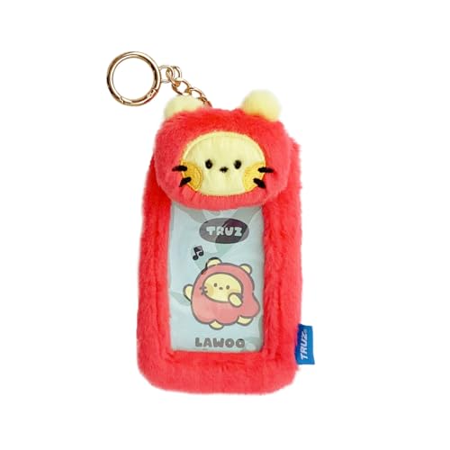 ソロモン商事 【TRUZ minini フォトカードホルダーVer.2 (LAWOO) 】PHOTO CARD HOLDER トレカ入れ 写真収納 ぬいぐるみ ふわふわカードホルダー (LAWOO)