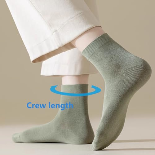 Image of MAGIARTE Womens Mini Crew Cotton Socks,6 Pairs | Anti-pilling Cotton, Casual Athletic, Quarter Calf, Moisture Wicking,Gift box packaging